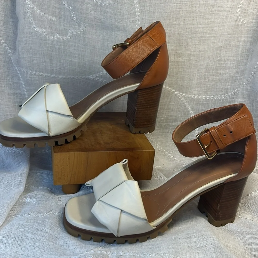 Marni leather heel sandals